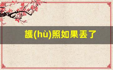 護(hù)照如果丟了 簽證要重辦嗎(護(hù)照丟了簽證還有效么)